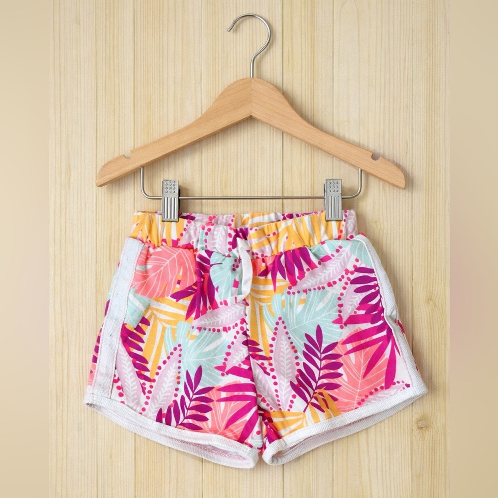 Cat & Jack Tropical Cotton Shorts. Great Condition. Size 5t Resort Vacation